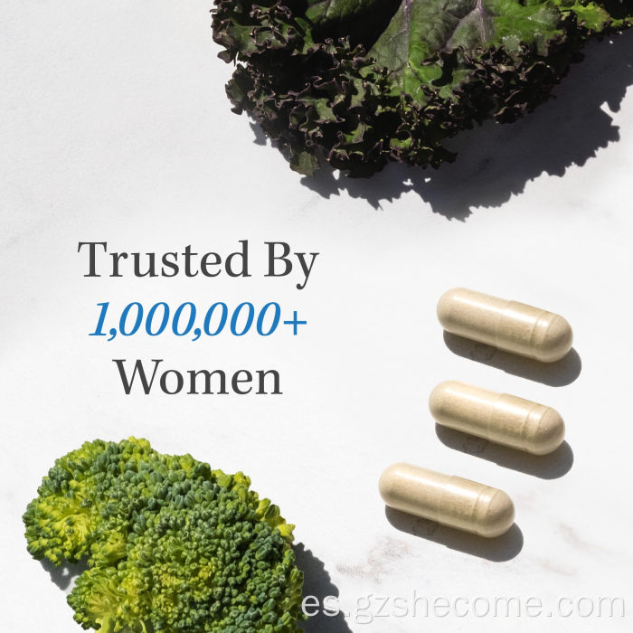 Balance de estrógeno oscuro 200 mg de cápsulas dimidas de pimienta negra